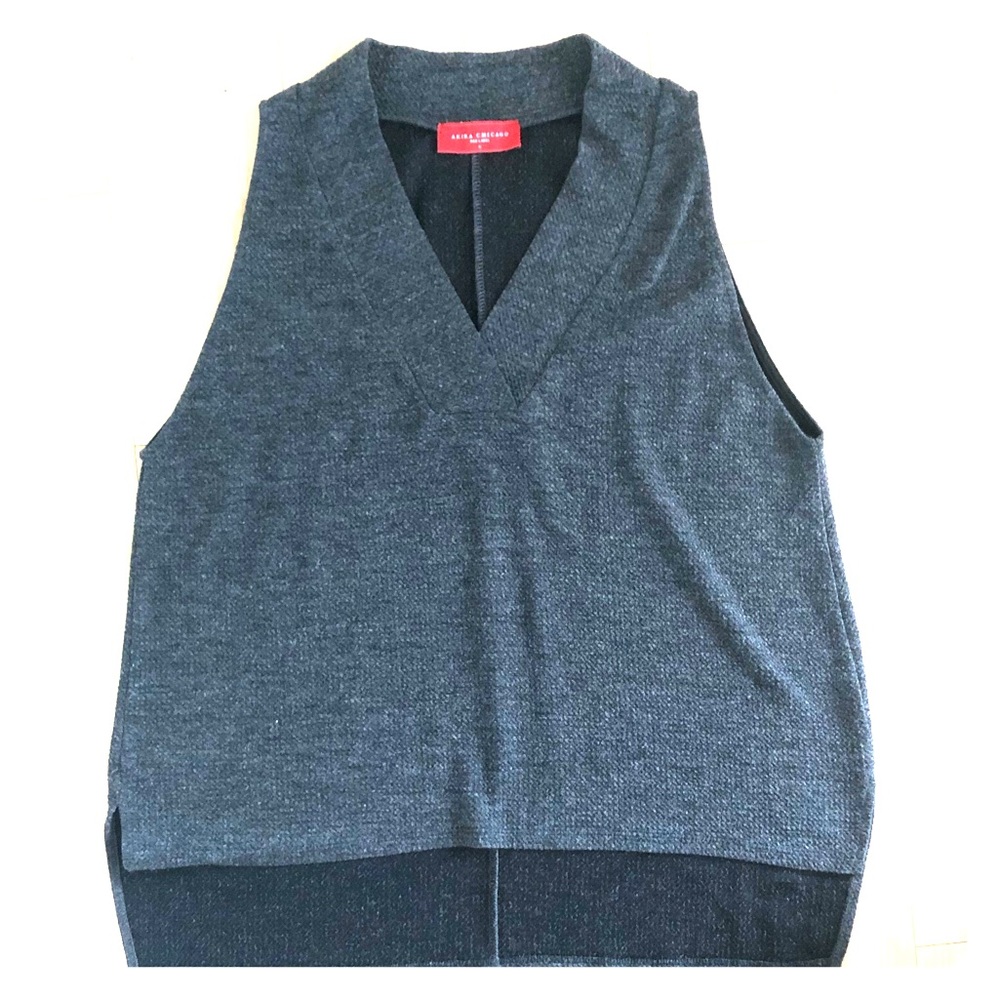AKIRA CHICAGO Grey High Low Sweater